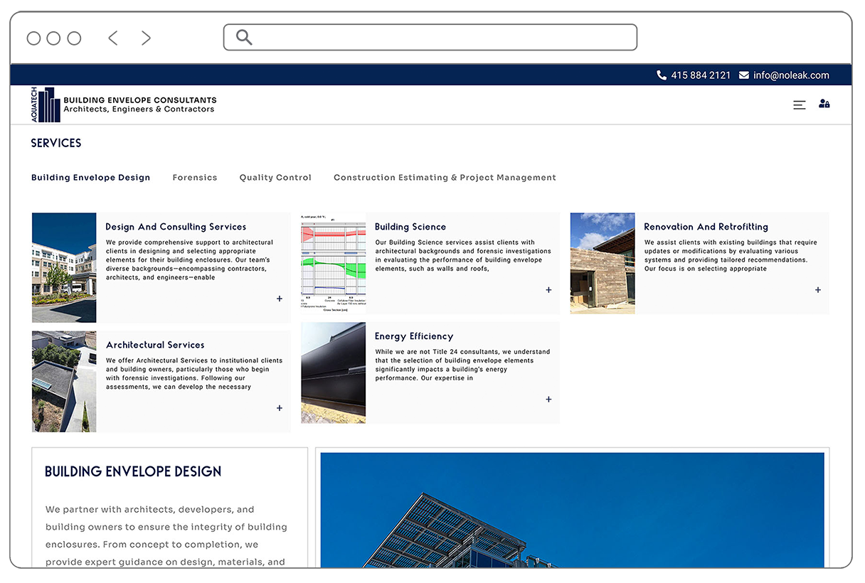 AQUATECH Web Design