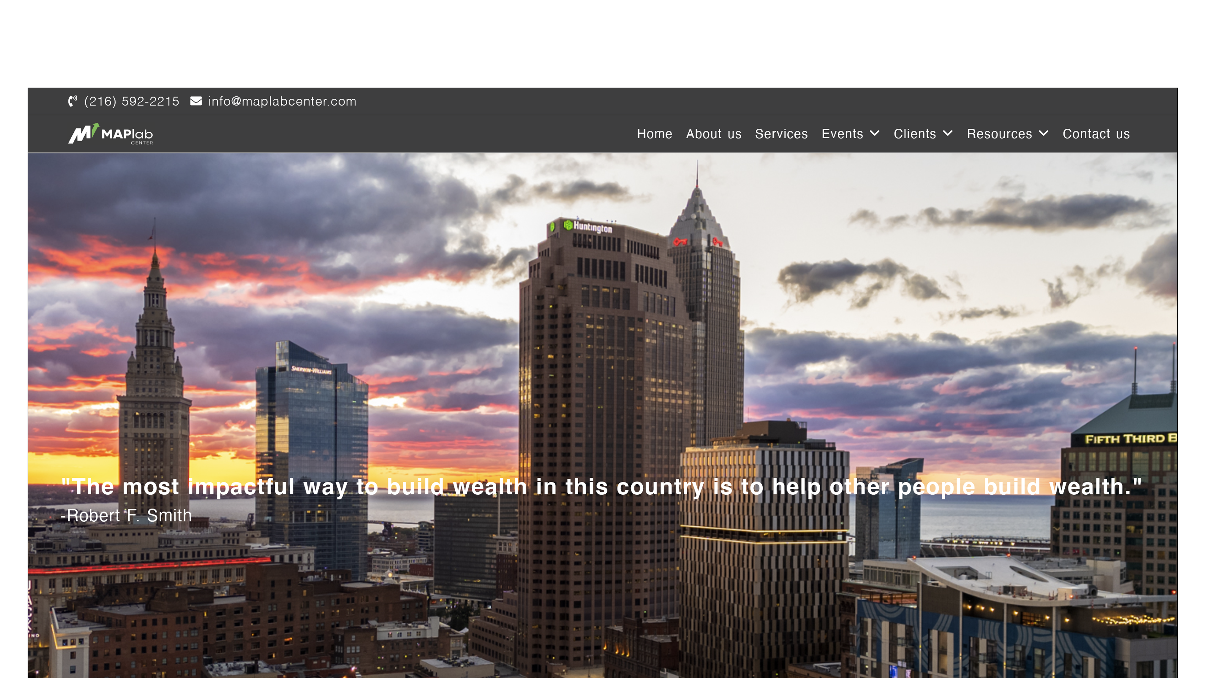 MapLab Center Web Design