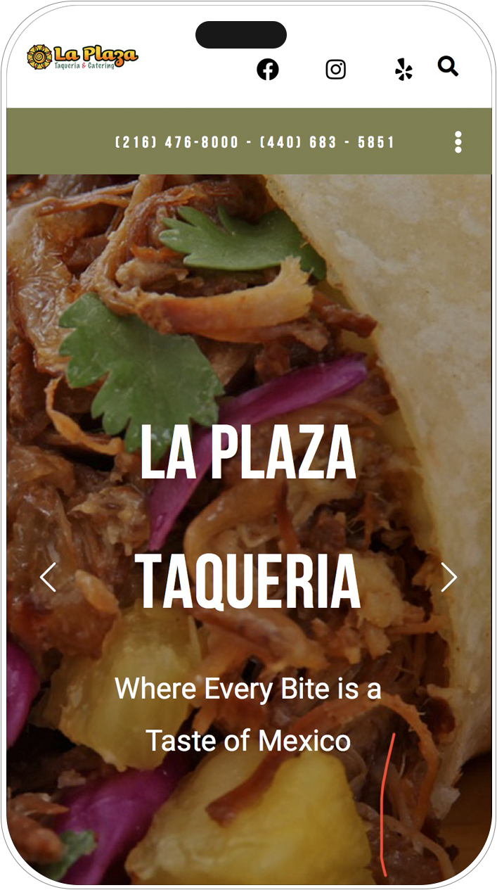 La Plaza Taqueria Responsive Design