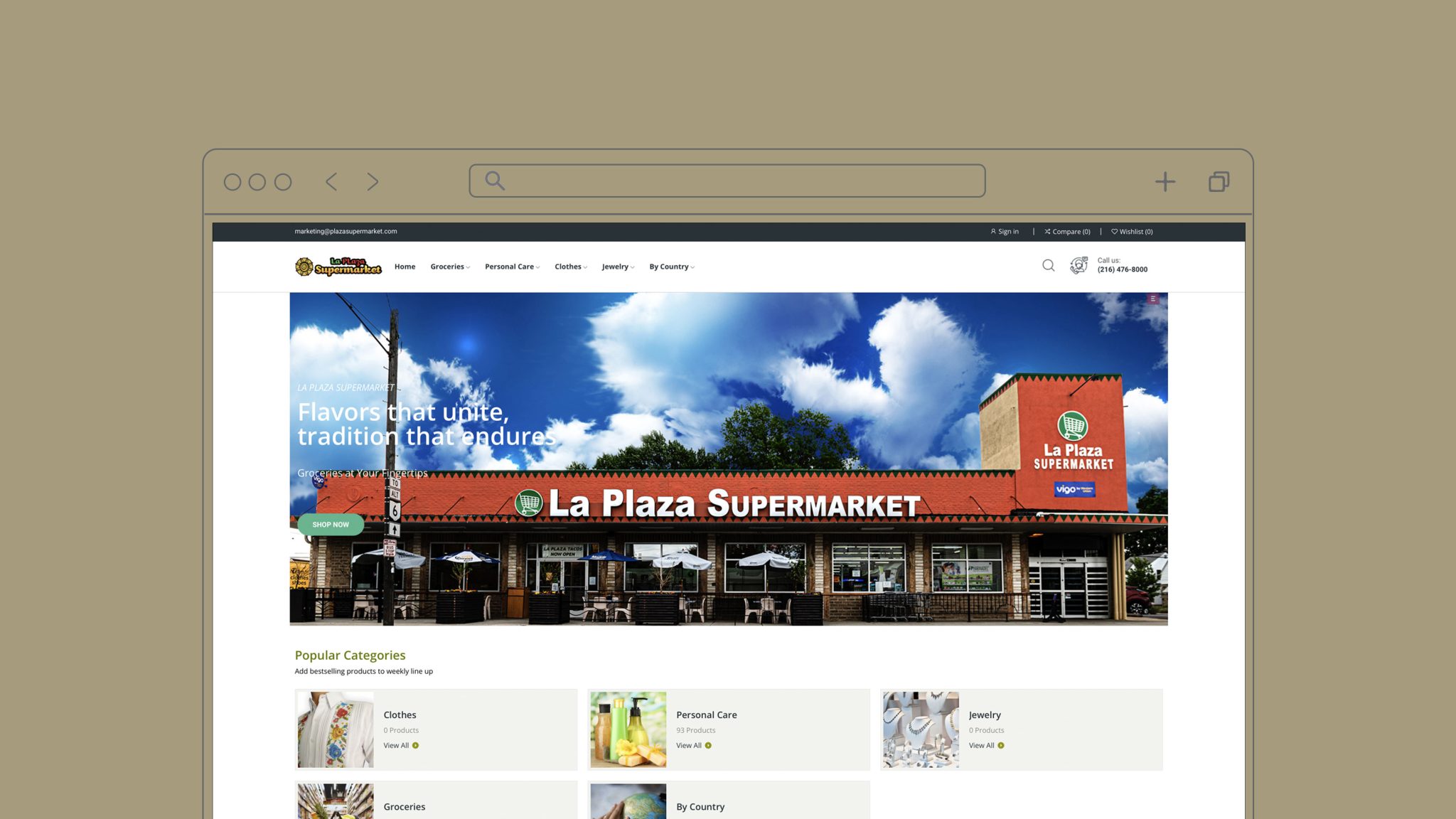 La Plaza Cleveland, eCommerce Development
